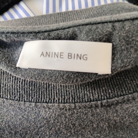 Anine Bing Charcoal Graphic Tee - Picture 3 of 3